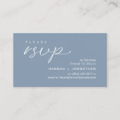 Modern Romantic Wedding Invites RSVP Reminder Card Informatiekaartje (Voorkant)
