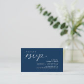 Modern Romantic Wedding Invites RSVP Reminder Card Informatiekaartje (Staand voorkant)