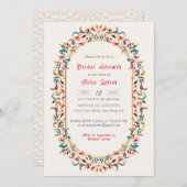 Modern Romantisch Elegant FloralWreath Vrijgezelle Kaart (Voorkant / Achterkant)