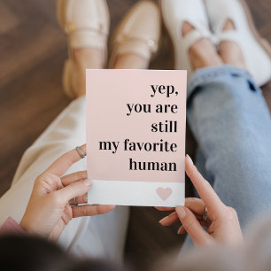 Modern romantisch mooi citaat feestdagenkaart