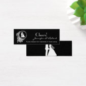 Modern Romantisch Paar Bruiloft Drink Tickets Mini Visitekaartjes (Bureau)