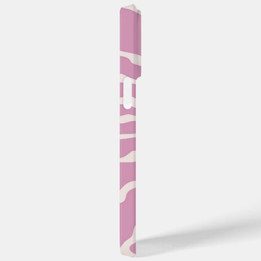 Modern romantisch roze harten patroon Case-Mate iPhone case (Achterkant / Rechts)