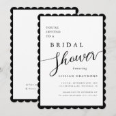 Modern romantisch script geschulpte Vrijgezellenfe Kaart (Voorkant / Achterkant)