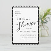 Modern romantisch script geschulpte Vrijgezellenfe Kaart (Staand voorkant)