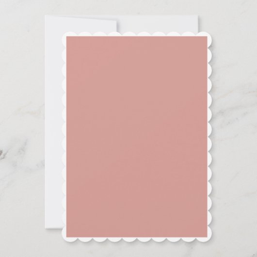 Modern Romantisch Tuin Bloemen Vrijgezellenfeest Kaart (Achterkant)