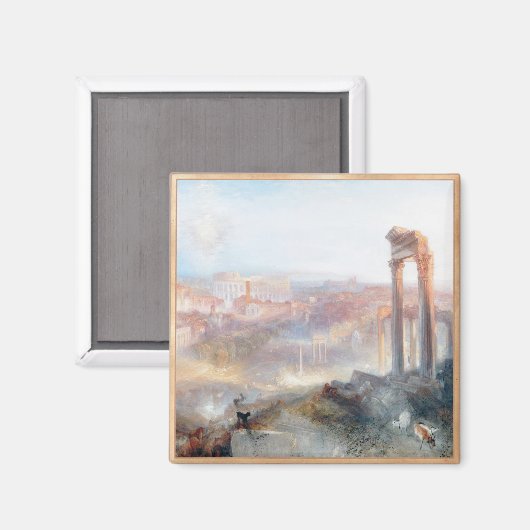 Modern Rome Campo Vaccino Joseph Mallord William Magneet (Voorkant / Achterkant)