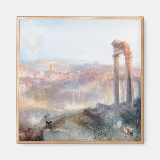 Modern Rome Campo Vaccino Joseph Mallord William Magneet (Voorkant)