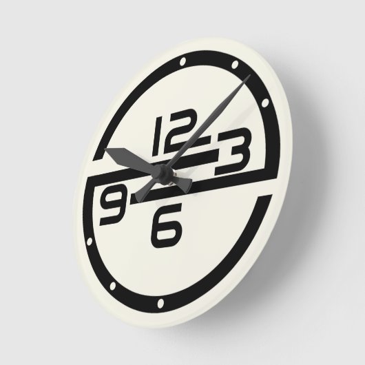 Modern Ronde Klok (Hoek)