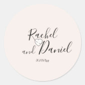 Modern Ronde Sticker (Voorkant)