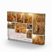 Modern Rood 9 Multi Collage Kerstmis Fotoblokken (Rechts)