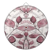 Modern rood blad dartboard dartbord (Voorkant)