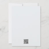 Modern, Rood en Wit Foto Afstuderen Kaart (Achterkant)