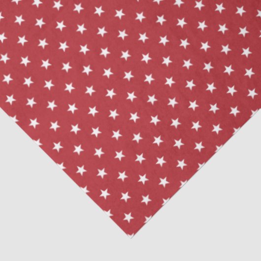 Modern rood en wit geplakt Kerstmis Tissuepapier (Detail)