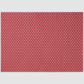 Modern rood en wit geplakt Kerstmis Tissuepapier (Voorkant)