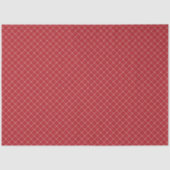 Modern rood en wit geplakt Kerstmis Tissuepapier (Voorkant)