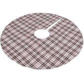 Modern Rood en Zwart spelpatroon Kerstboom Rok (Gekanteld)