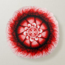 modern rood floreel patroon