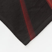 Modern rood groen bloemig Abstract kunstpatroon #0 Fleece Deken (Hoek)