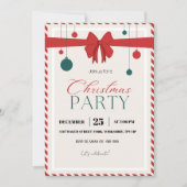 Modern rood groen kerstfeest kaart (Voorkant)