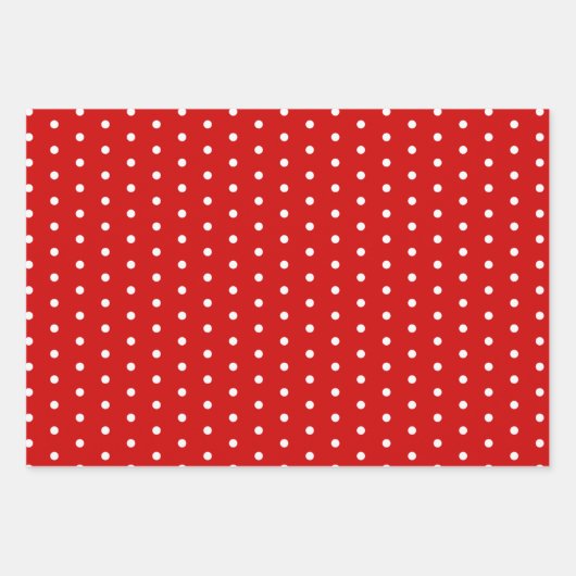 Modern rood kerstcadeaupapier inpakpapier vel (Voorkant 2)