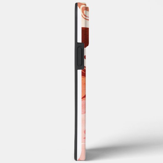   Modern Rood Leuk Abstracte Inspirivity Case-Mate iPhone Case (Achterkant / Rechts)