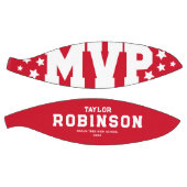 Modern Rood MVP Basketbal Geschenk (Panelen)