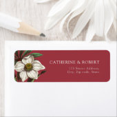 Modern  rood Roos Etiket (Insitu)