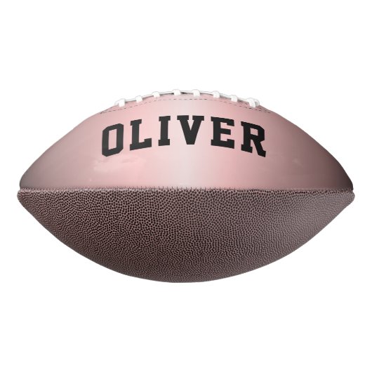 Modern rood roze Metallic Player Team Name Number American Football (Gedraaid 90)