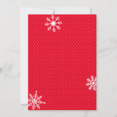 Modern rood script 'Dit is het seizoen kerstfeest Kaart (Achterkant)