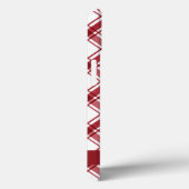 Modern Rood Wit Case-Mate iPhone Case (Achterkant / Rechts)