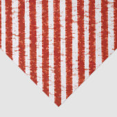 Modern rood wit streep elegant stijlvol patroon tissuepapier (Detail)