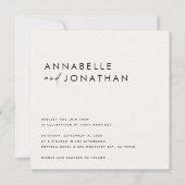 Modern roomzwart script minimaal hedendaags kaart (Voorkant)