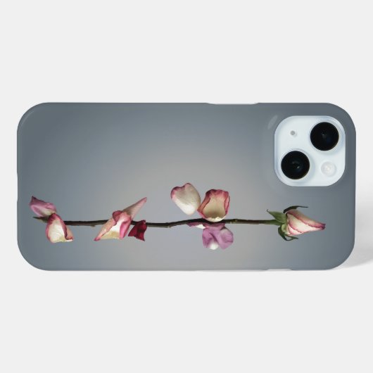 Modern Roos Beauty en het beestsentiment Case-Mate iPhone Case (Achterkant (horizontaal))