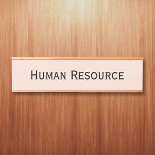 Modern Roos Gold Black Kantoor Room Department Naa Deurbordje