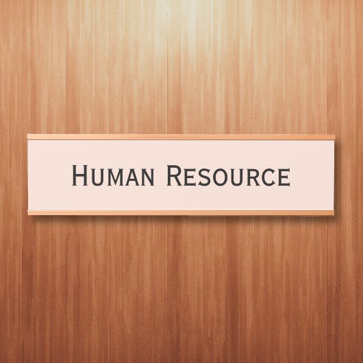 Modern Roos Gold Black Kantoor Room Department Naa Deurbordje