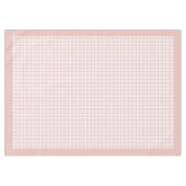 Modern Roos Gold Check Tafelkleed voor Decor (Voorkant (Horizontaal))