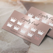 Modern Roos Gold Crowns Beauty Salon Spa Loyalty