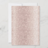 Modern Roos Gold Floral Fairy Tale Vrijgezellenfee Kaart (Achterkant)