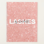 Modern Roos Gold Glitter Appointment Book Planner<br><div class="desc">Houd alles georganiseerd en klaar met deze moderne Glitter Appointment Book Planner van het Roos Gold. Ideaal voor je schoonheidssalon, zoals je haar, nagels, wenkbrauwen, en make-up doet, zal het aanstellingsboek je gemakkelijk verlovingen vullen en de hele tijd maken voor gelukkige klanten. Het is volledig editable met klaar kleurenvariaties of...</div>