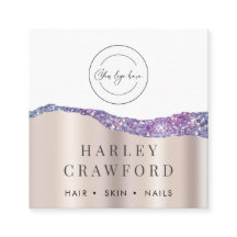 Modern Roos Gold Glitter Logo QR-code