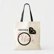 Modern Roos Gold Handgeschreven Bride Script