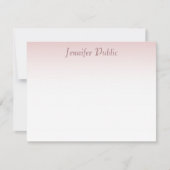 Modern Roos Gold Handschrift Script Sjabloon (Voorkant)