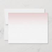 Modern Roos Gold Handschrift Script Sjabloon (Achterkant)