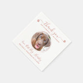 Modern Roos Gold Hartelijk dank voor foto's Pet We Servet (Hoek)