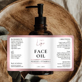 Modern Roos Gold Logo 2OZ Cosmetische huidverzorgi Etiket