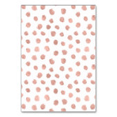 Modern Roos Gold Love Wedding Advice Kaart (Achterkant)