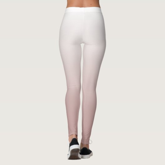 Modern Roos Gold Ombre Leggings (Achterkant)