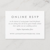 Modern Roos Gold Rings Bruiloft Online RSVP-kaart Informatiekaartje (Voorkant)