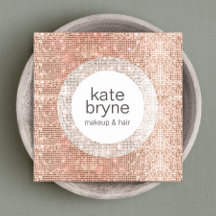 Modern Roos Gold Sequin Beauty Salon