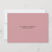 Modern Roos Gold Trendy budget Weddenschap (Achterkant)